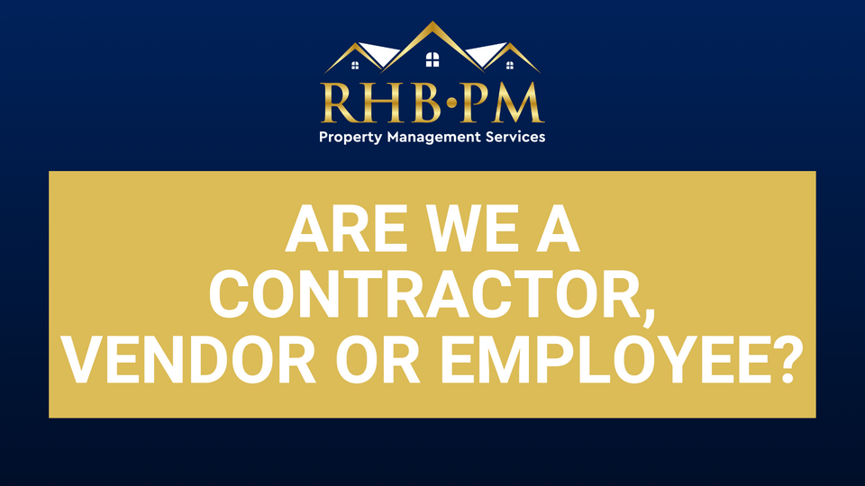 are we a contractor vendor or employee